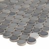 Msi Penny Round Grigio Mix SAMPLE Glazed Ceramic Mesh-Mounted Mosaic Tile ZOR-MD-0196-SAM